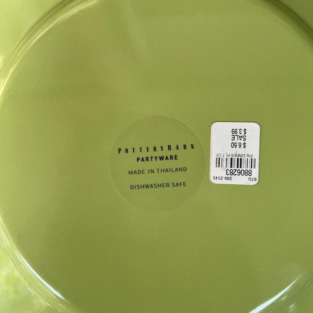 Discontinued Pottery Barn Enamelware Chargers Plates 12